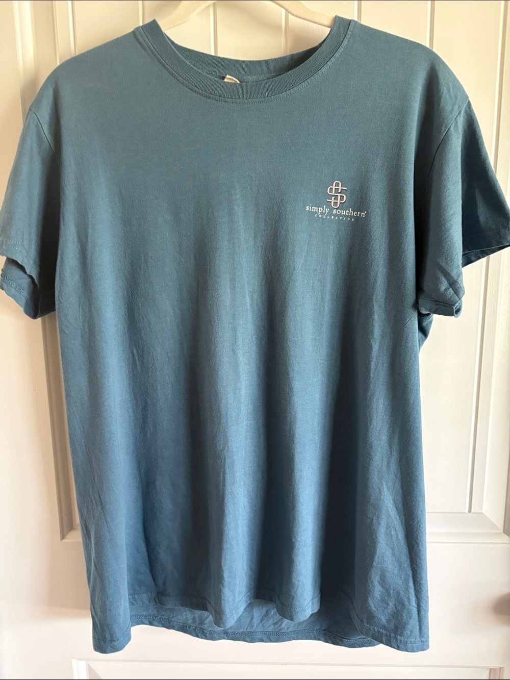 Simply Southern Men's Short-Sleeve Tee in Teal Blue